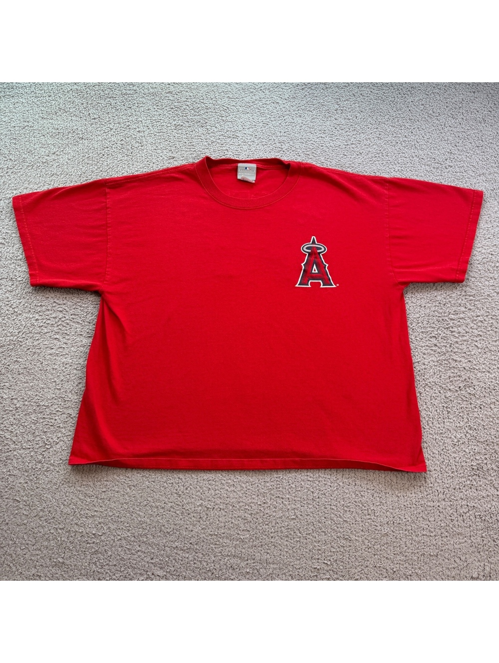 Vintage 2000s Vladimir Guerrero #27 Los Angeles Angels MLB Red T-Shirt XL